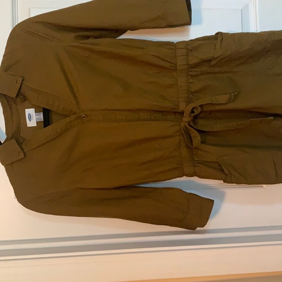 Old Navy Olive Green Jumpsuit- X-Small - Picture 3 of 3
